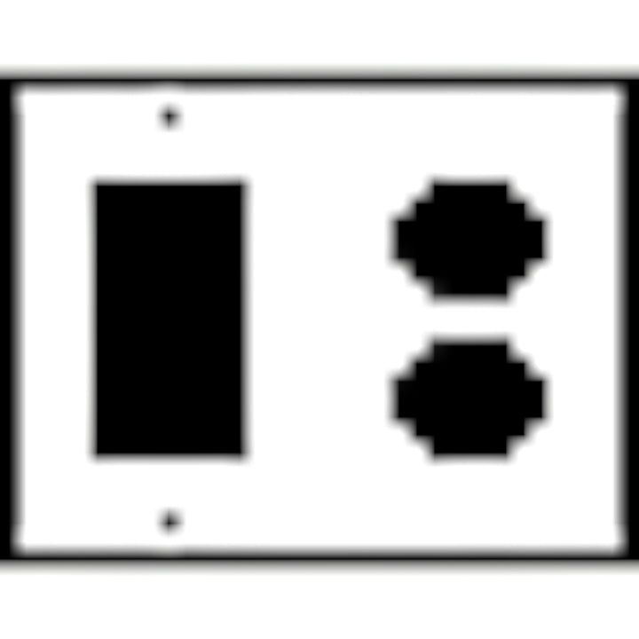 Oak Leaf Style Wall Plate (Rust Finish)