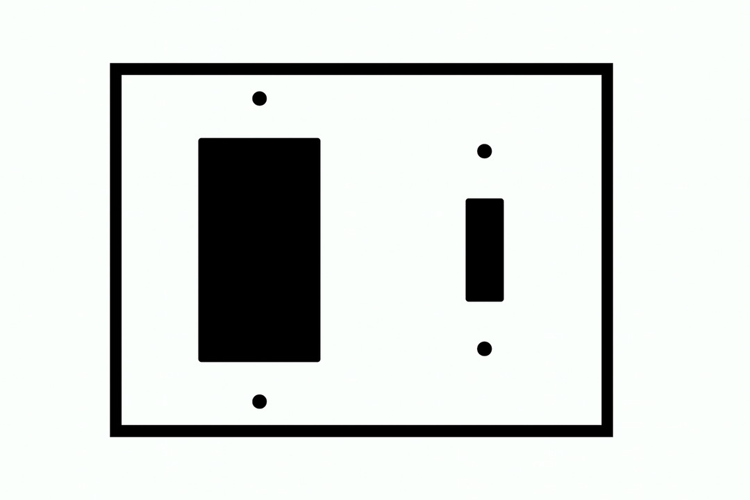 Sonnet Leaf Wall Plate (Oil Rubbed Bronze Finish)