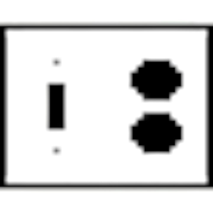 Fleur De Lis Wall Plate (Antique Brass Gold Finish)