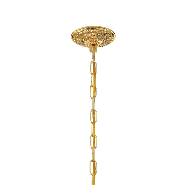 Crystorama Crystorama Traditional Crystal 5 Light Hand Cut Crystal Polished Chrome Chandelier