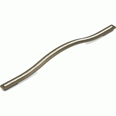 13 3/8 Inch (11 3/8 Inch c-c) Skyevale Cabinet Pull with Crystals (Milano Bronze Finish) SCHAUB