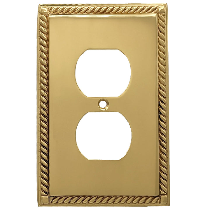 English Georgian Roped Wall Plate (Several Finishes Available)