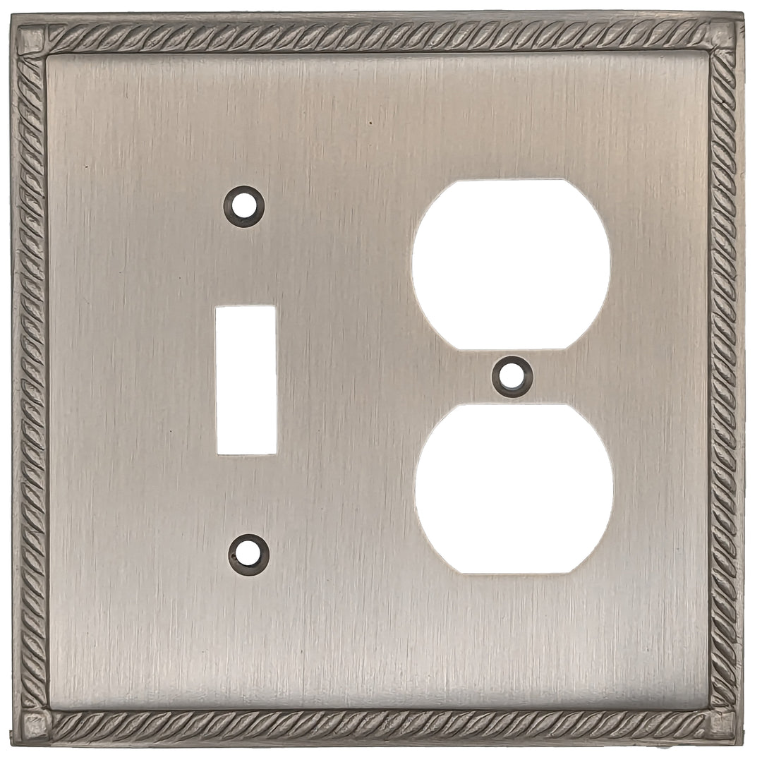 English Georgian Roped Wall Plate (Several Finishes Available)