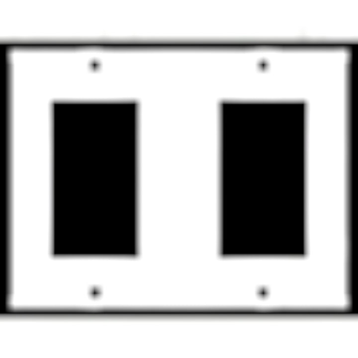 4 1/2 Inch Solid Brass Traditional Switch Plate (Antique Nickel)