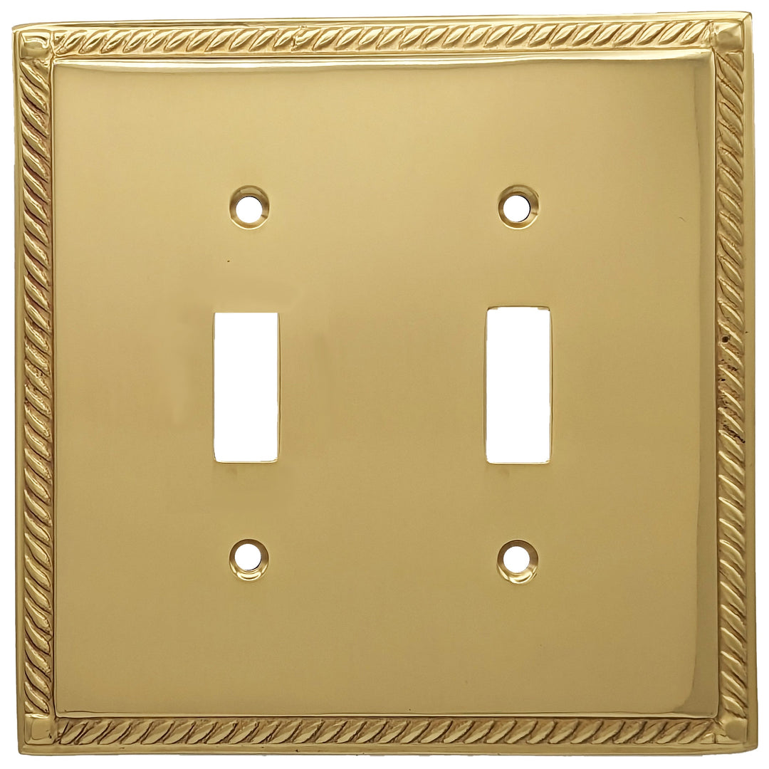 English Georgian Roped Wall Plate (Several Finishes Available)