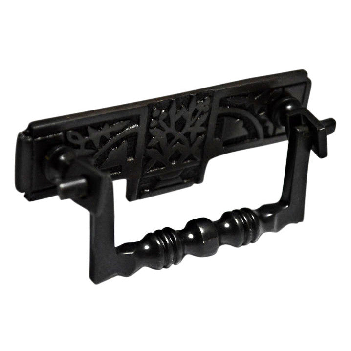 3 3/8 Inch (2 3/4 Inch c-c) Leaf Deco Bail Pull