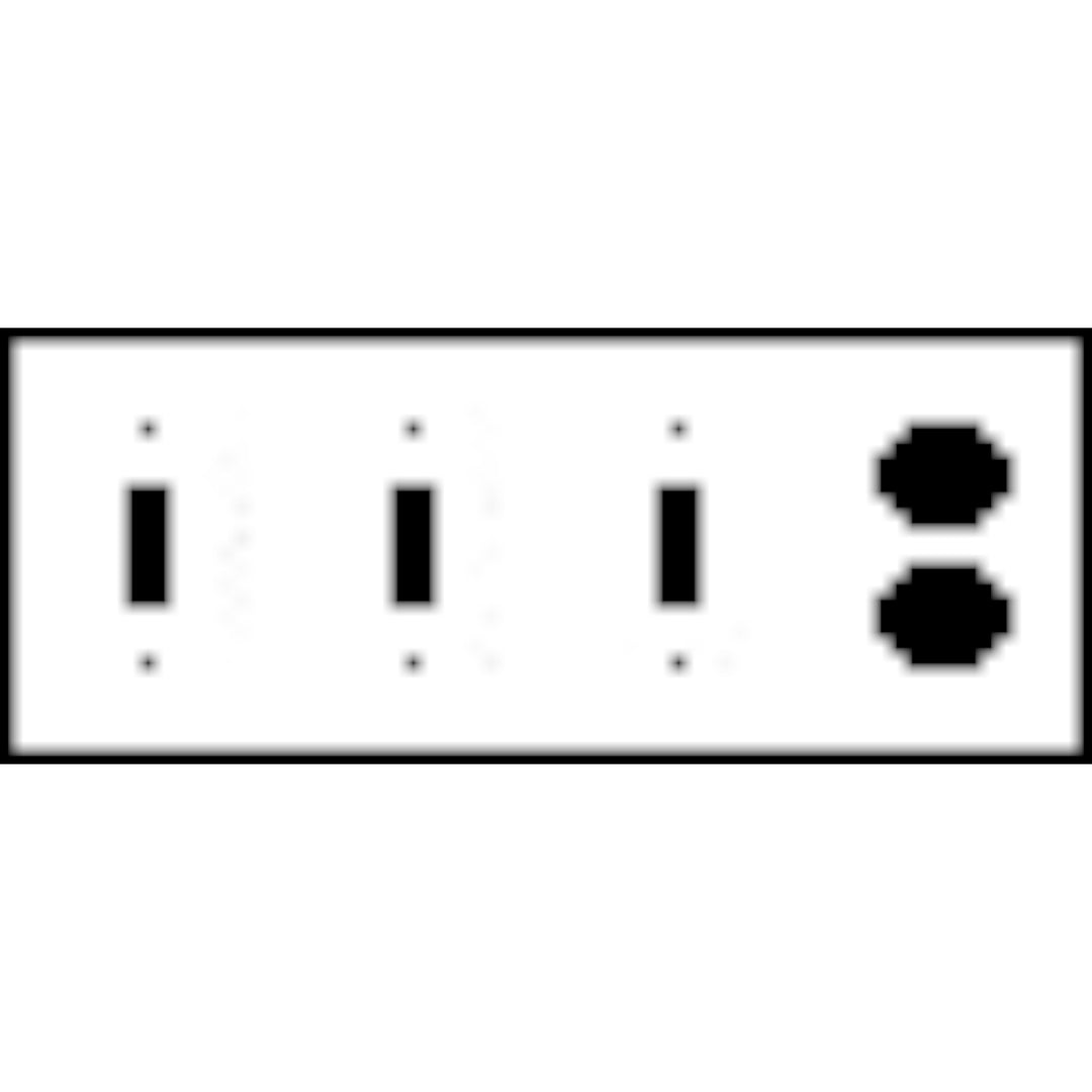 Oak Leaf Wall Plate (Matte Nickel Finish)