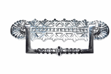 4 1/5 Inch Solid Brass Eastlake Bail Pull (Satin Nickel Finish) COPPER MOUNTAIN HARDWARE