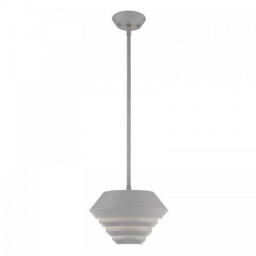 1 Light Nordic Gray Single Pendant Pendant Livex
