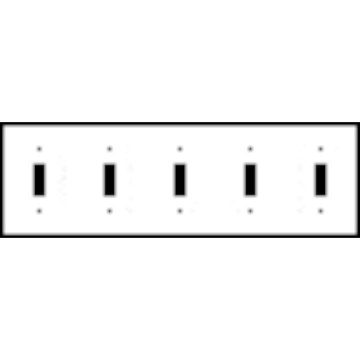 Sonnet Leaf Wall Plate (Bright Nickel Finish)