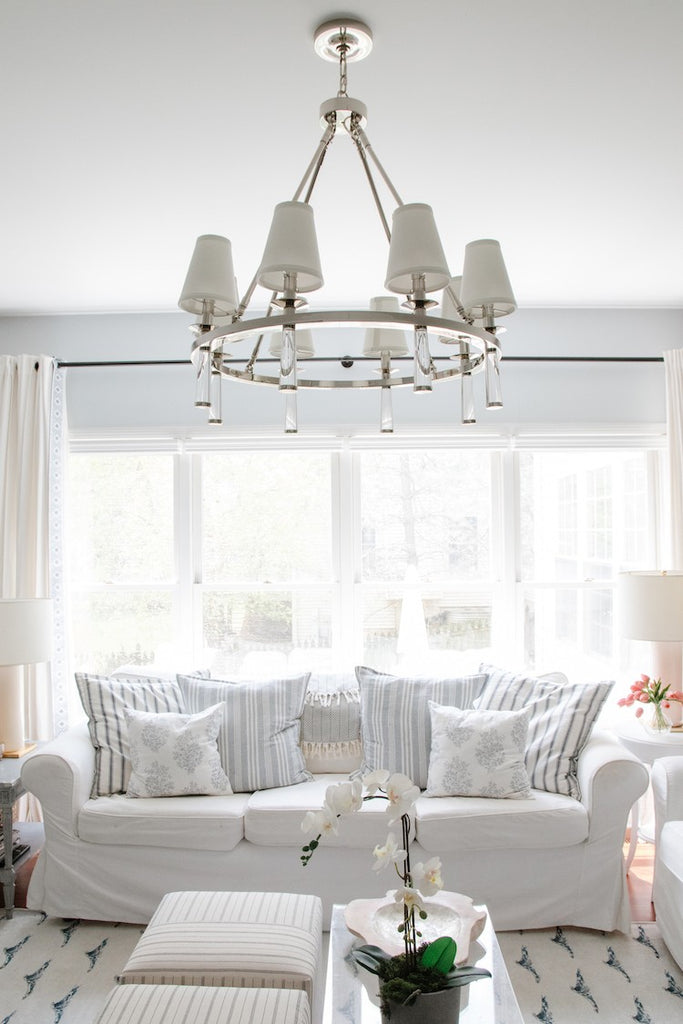 Crystorama Crystorama Baxter 8 Light Polished Nickel Chandelier