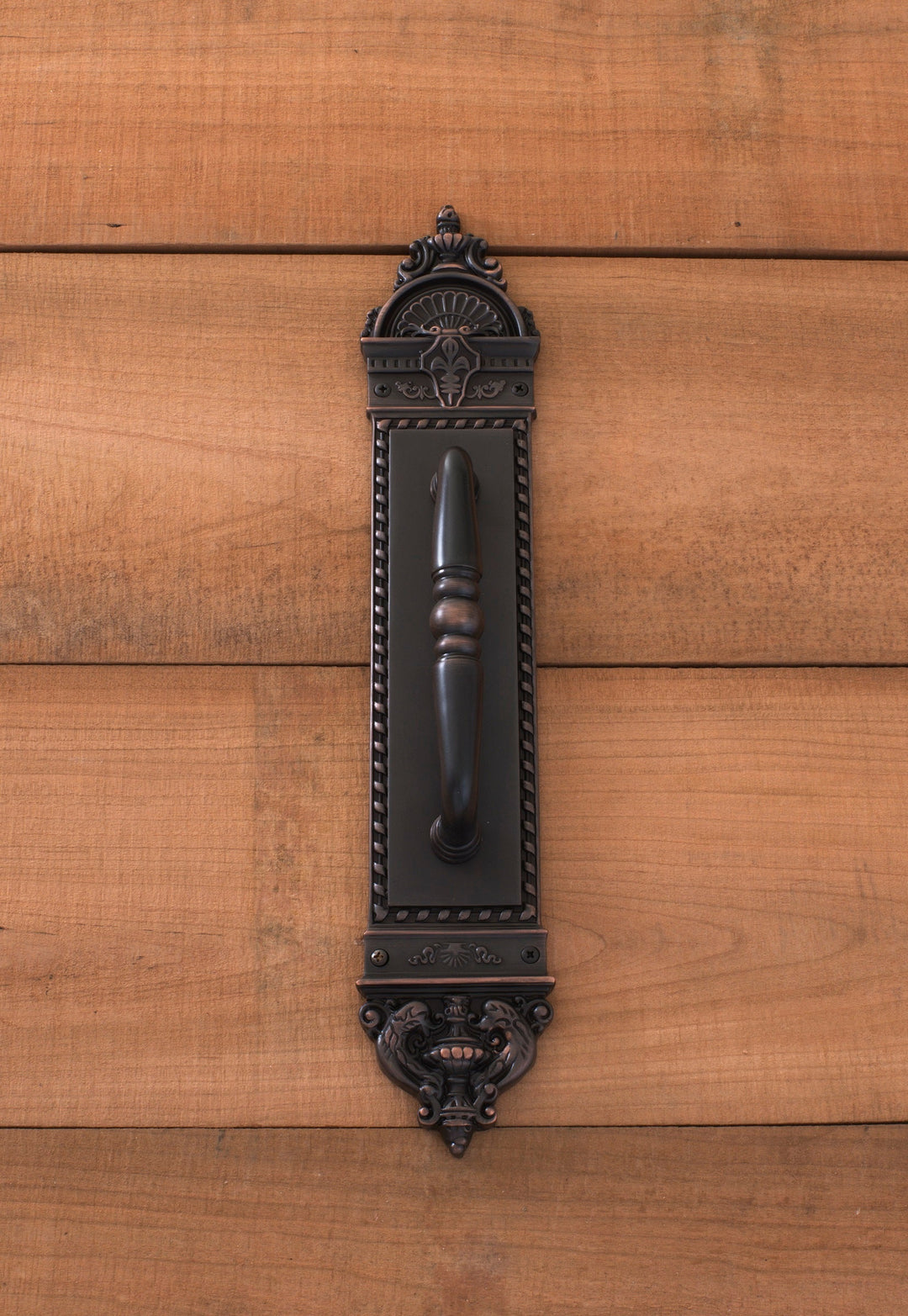 Solid Brass L'Enfant 16 1/2 Inch Pull Plate (Several Finishes Available) COPPER MOUNTAIN HARDWARE