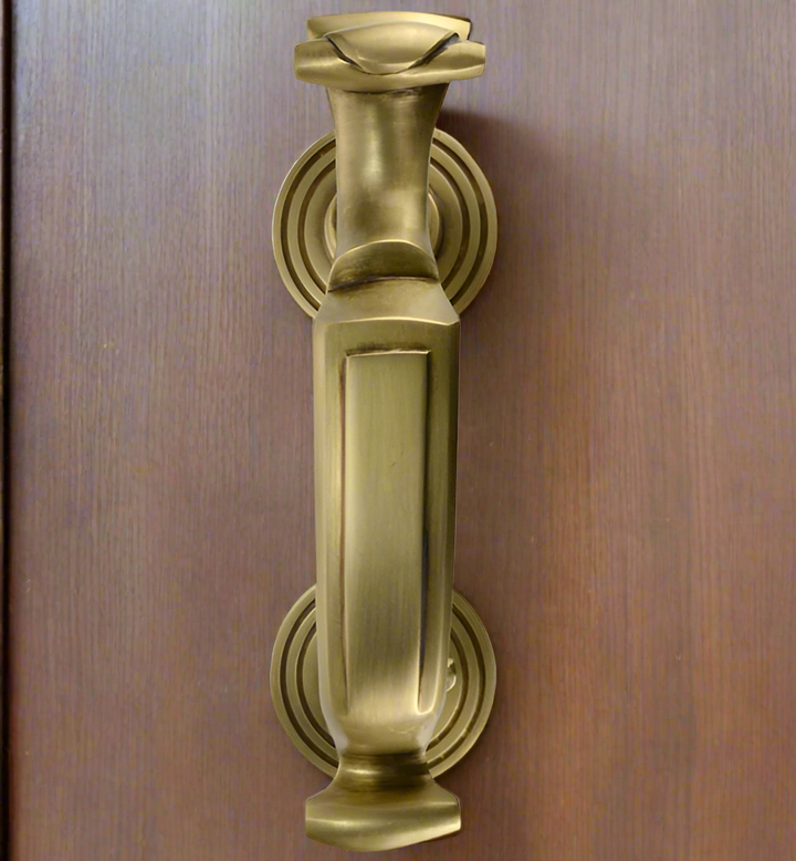 COPPER MOUNTAIN HARDWARE 8 Inch Tall Traditional Doctor's Door Knocker in Several Finishes