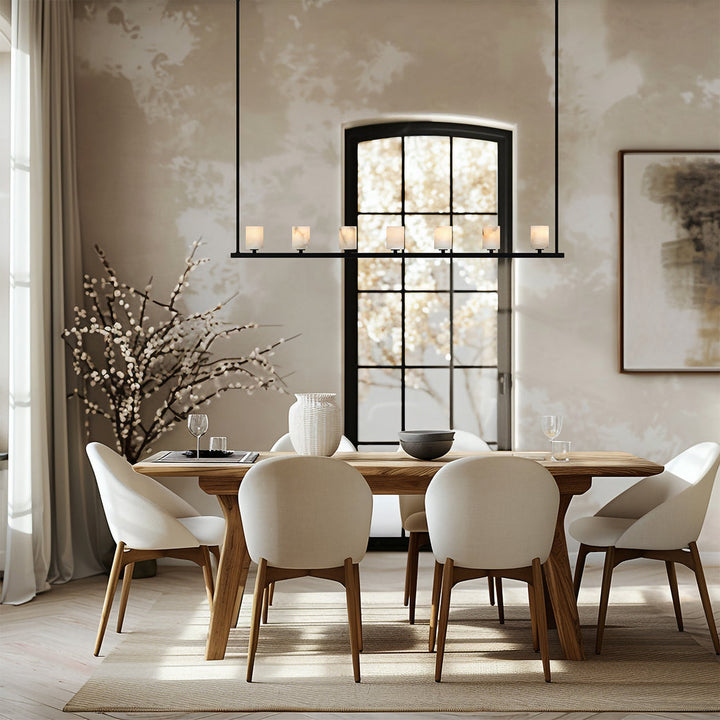 Crystorama Crystorama Aragon 7 Light Matte Black Chandelier