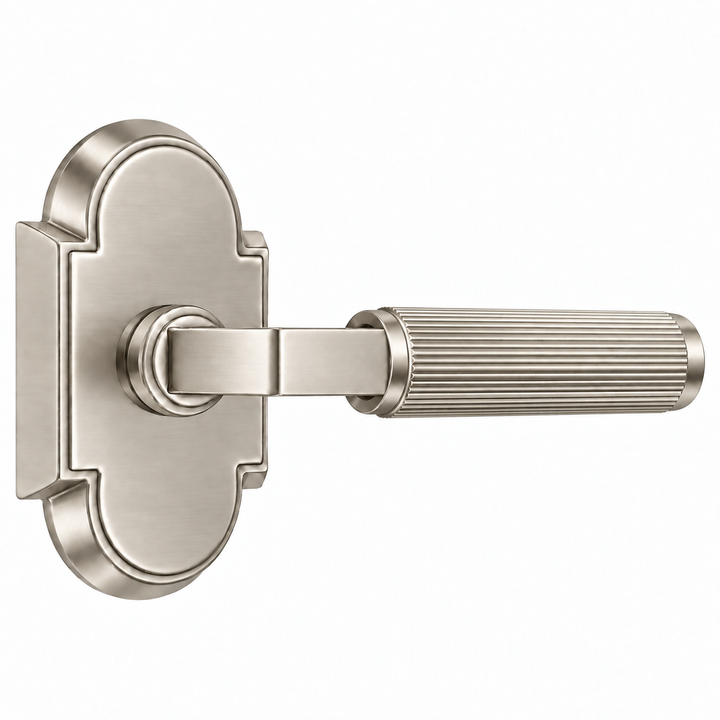 Magnifique® Arched Door Set with Modern Reed Lever (Several Finishes Available)