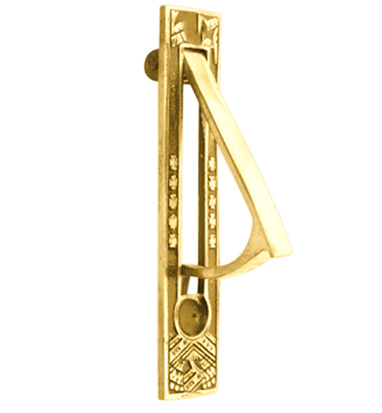 5 Inch Solid Brass Broken Leaf Edge Pull