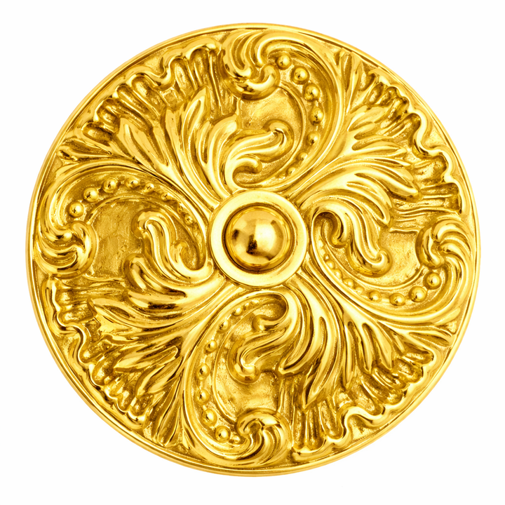Solid Brass Baroque Curtain Tie Back (Several Finishes Available)