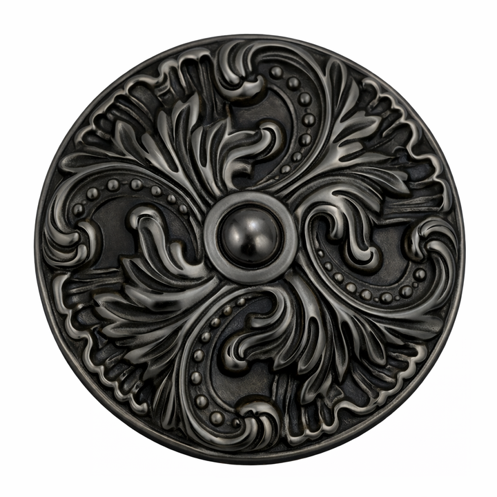 Solid Brass Baroque Curtain Tie Back (Several Finishes Available)