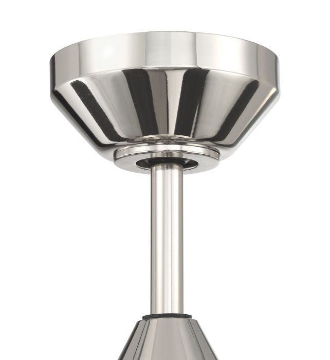 ##Antique Hardware## 52" Dominick in Polished Nickel w/ Driftwood/Greywood Blades