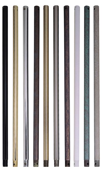 ##Antique Hardware## 4" Downrod in Brushed Polished Nickel