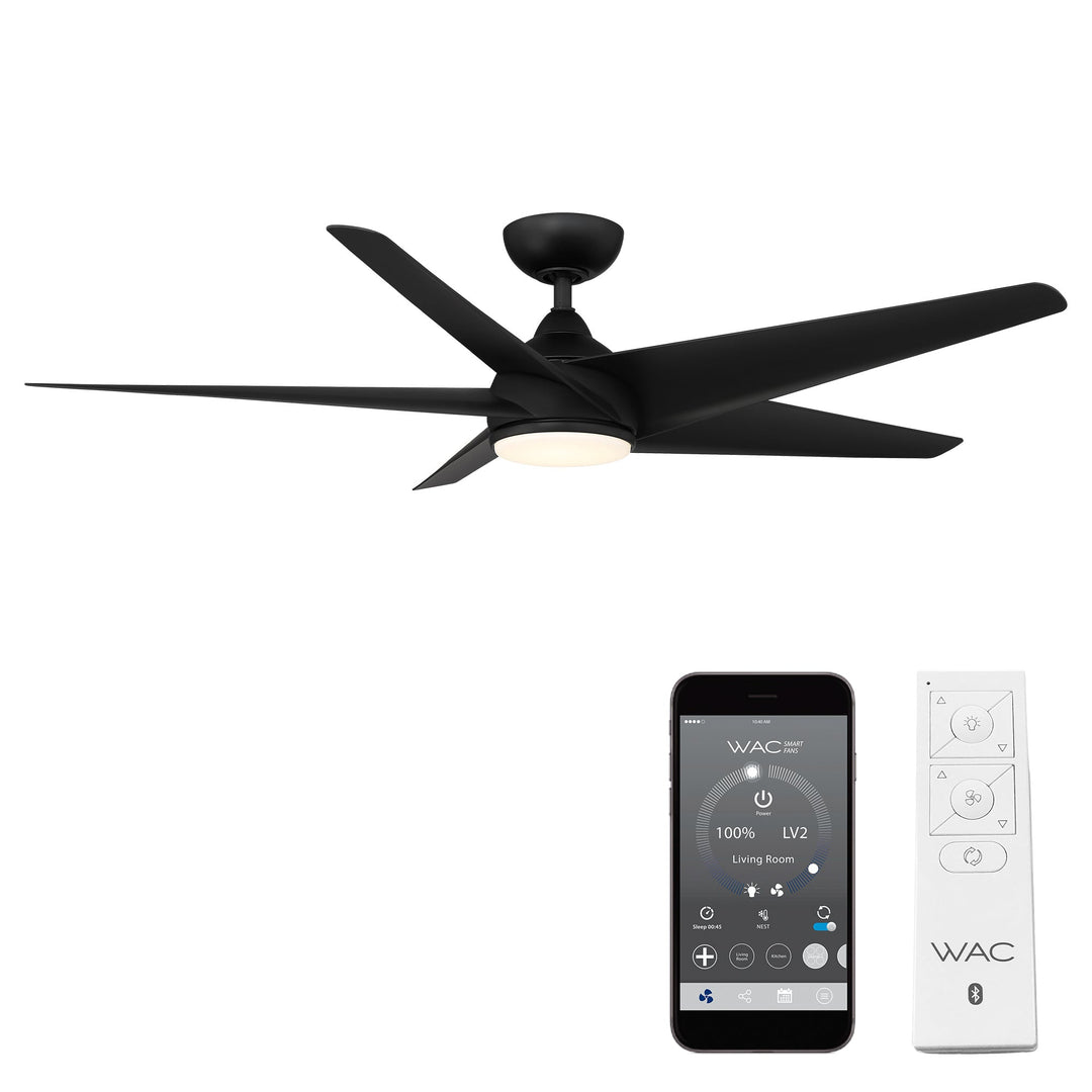 Viper 5-Blade Smart Ceiling Fan WAC Lighting