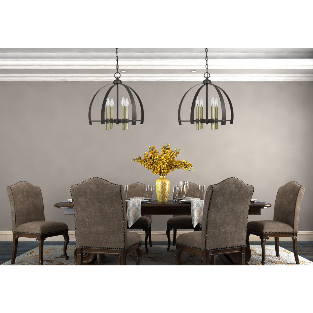 UTICA METAL CHANDELIER Cal Lighting
