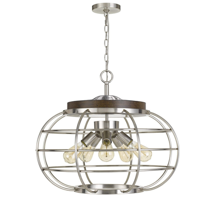 LIBERTY METAL CHANDELIER (EDISON BULBS NOT INCLUDED) Cal Lighting