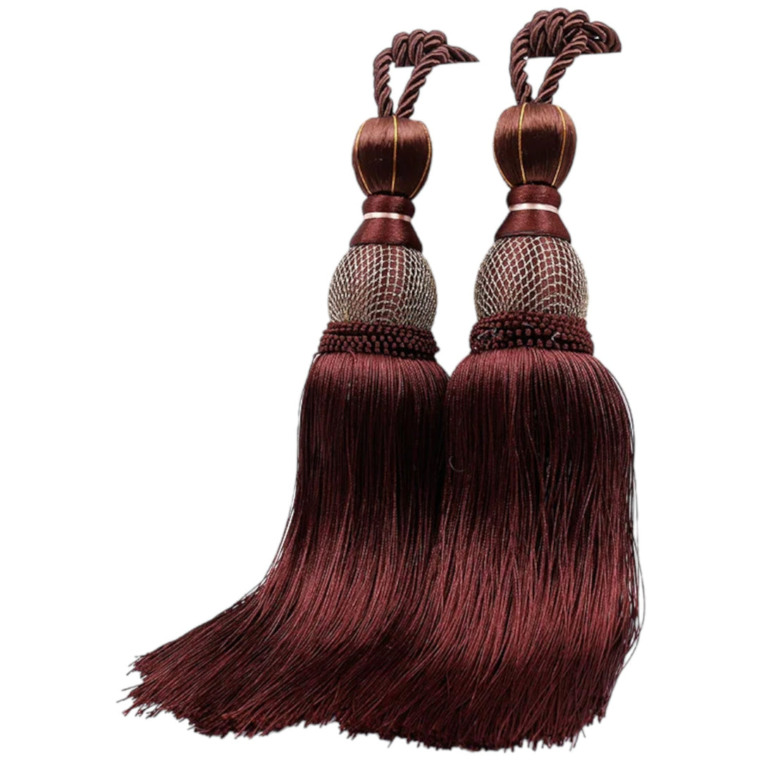 Luxury Multicolor Decorative Curtain Tiebacks (Several Colors Available) COPPER MOUNTAIN HARDWARE