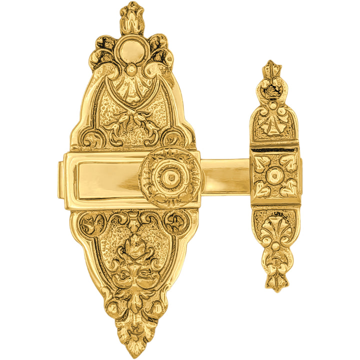 5 1/2 Gargoyle French Door or Cabinet Slide Bolt Latch (Several Finishes Available)