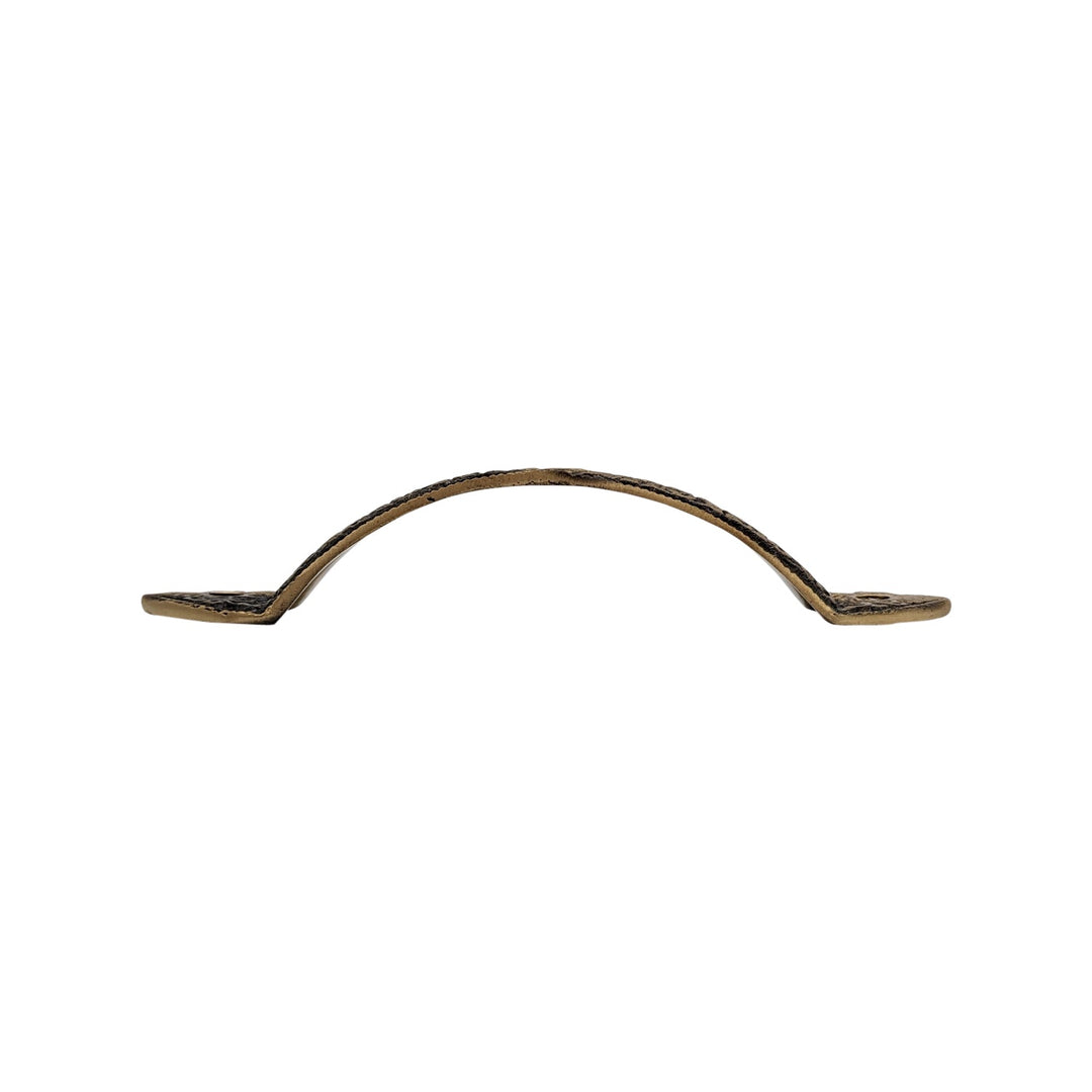6 Inch (4 3/5 Inch C-C) Floral Style Cabinet or Furniture Pull Handle COPPER MOUNTAIN HARDWARE