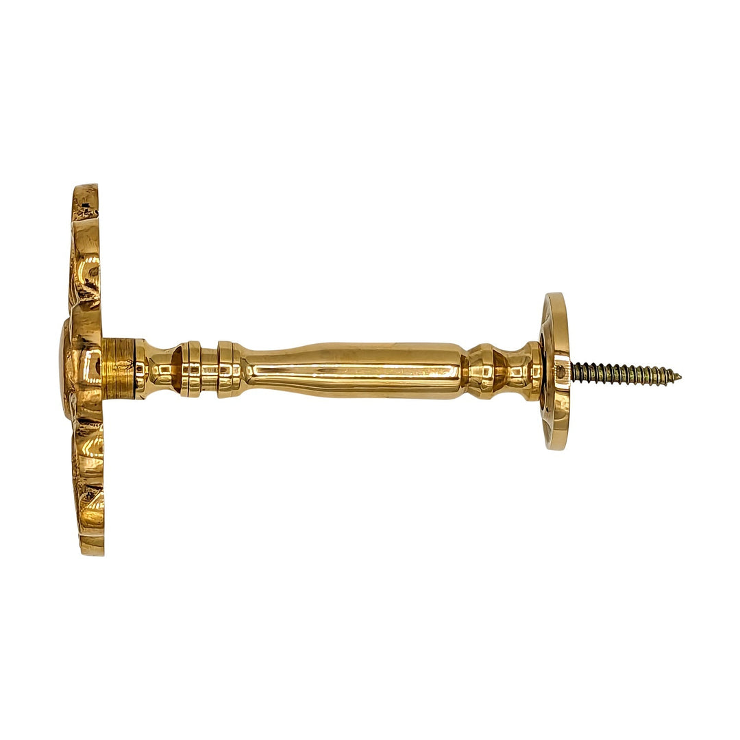 COPPER MOUNTAIN HARDWARE Large Flower Shaped Victorian Curtain or Drapery Hold