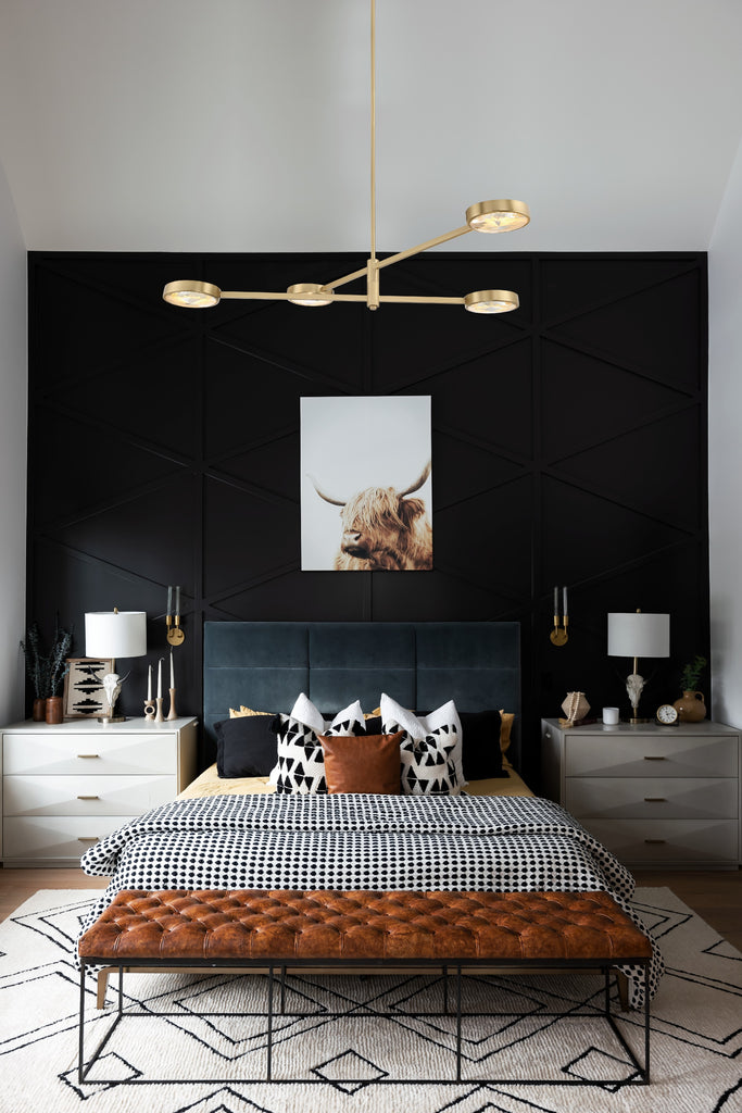 Crystorama Crystorama Orson 8 Light Modern Gold Chandelier