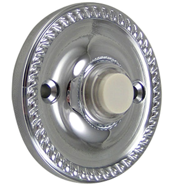 Solid Brass Georgian Roped Doorbell (Several Finishes Available) COPPER MOUNTAIN HARDWARE