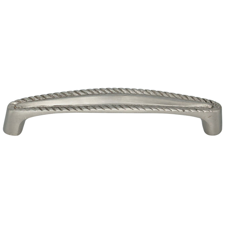 4 Inch Overall (3 3/4 Inch c-c) Solid Brass Georgian Roped Style Pull COPPER MOUNTAIN HARDWARE