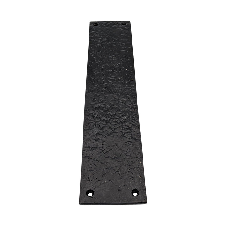 12 Inch Solid Rough Iron Push Plate COPPER MOUNTAIN HARDWARE