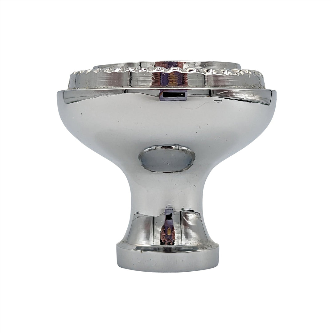 COPPER MOUNTAIN HARDWARE Solid Brass Victorian Beaded Round Cabinet & Furniture Knob