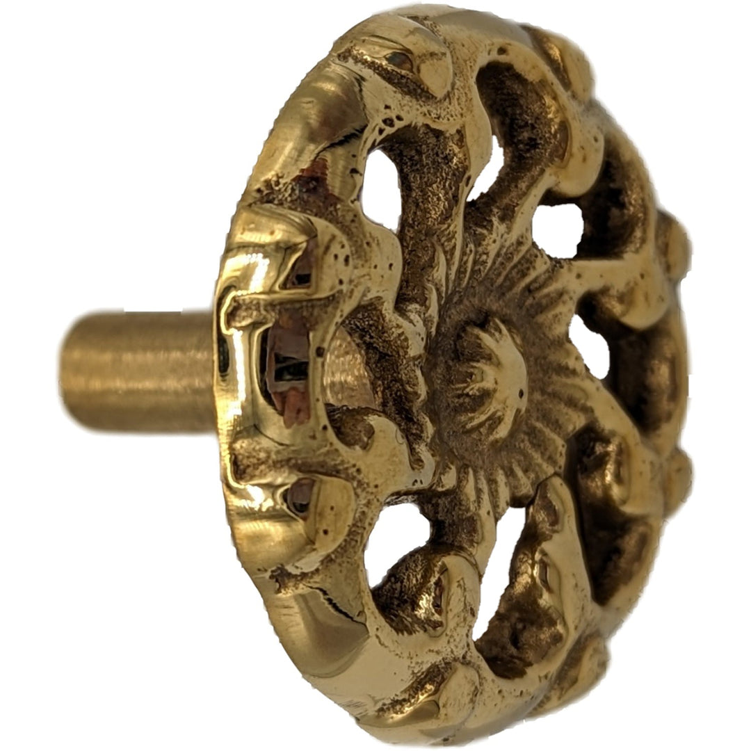 COPPER MOUNTAIN HARDWARE Round Spigot Style Cabinet & Furniture Knob