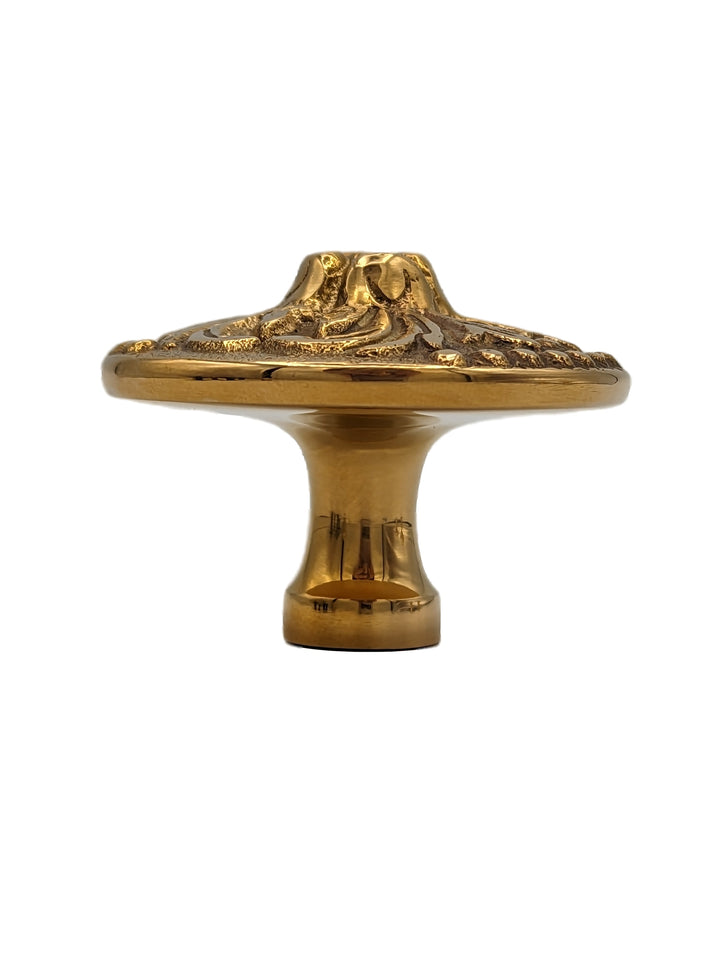 COPPER MOUNTAIN HARDWARE Unlacquered Brass Rococo Victorian Cabinet & Furniture Knob