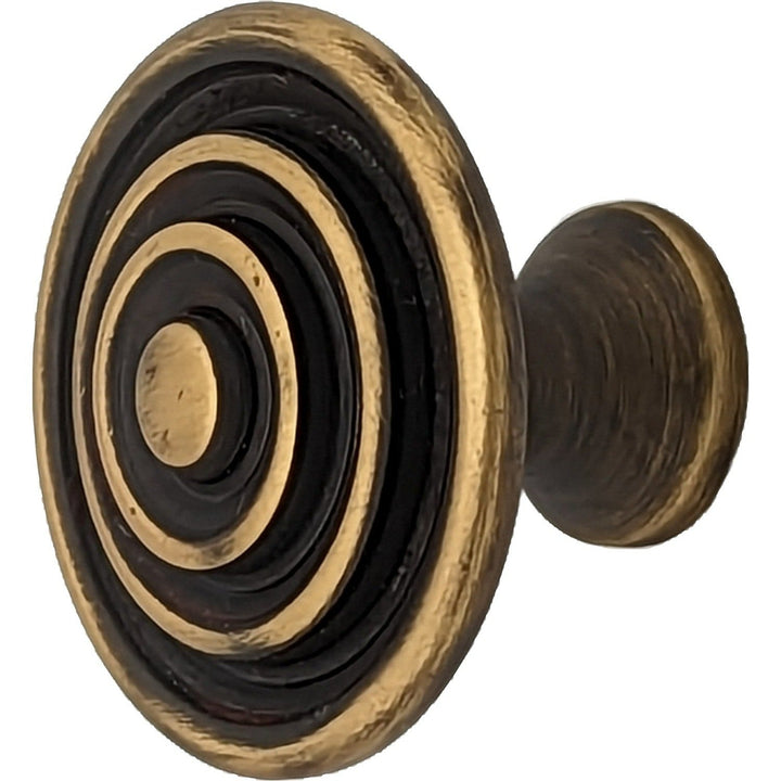 1 1/2 Inch Concentric Circle Cabinet Knob (Several Finishes Available) COPPER MOUNTAIN HARDWARE