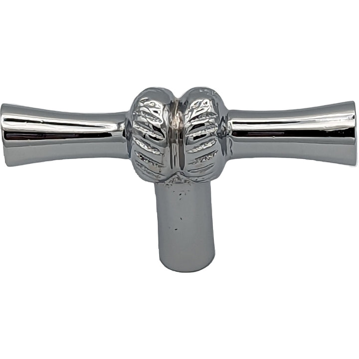 2 Inch Solid Brass T Shape Japanese Bamboo Style Cabinet and Furniture Knob (Several Finishes Available)