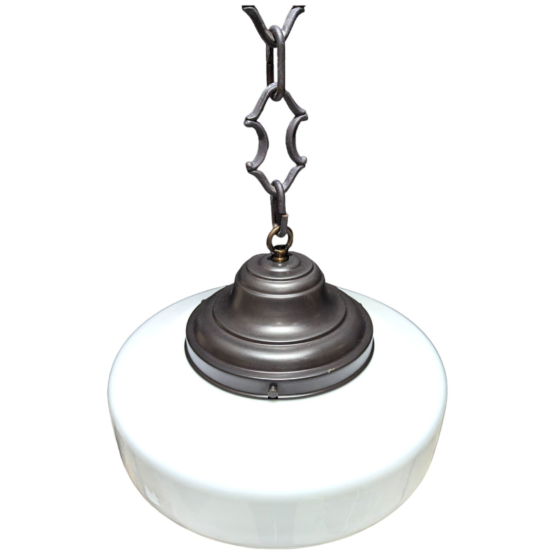 28 1/2 Inch Manhattan Skyscraper Nouveau Style Chain Light (Black Bronze Finish) COPPER MOUNTAIN HARDWARE