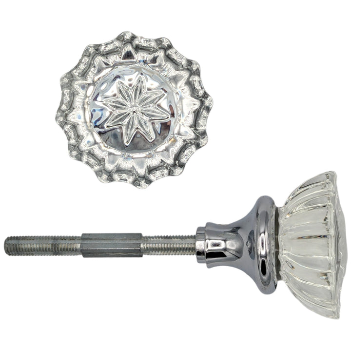 Fluted Crystal Spare Knob Set (Several Finishes Available) COPPER MOUNTAIN HARDWARE