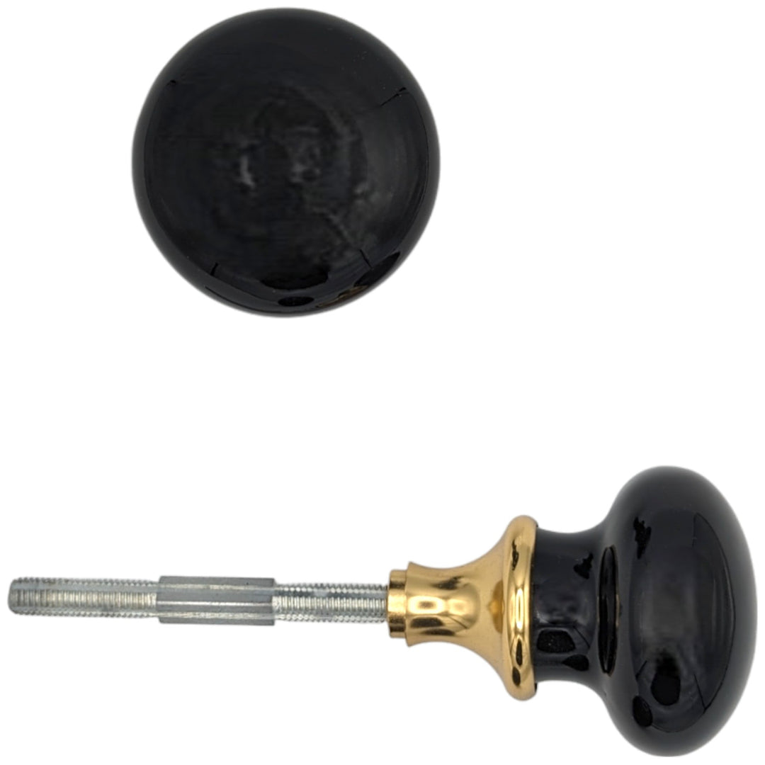 Black Porcelain Spare Knob Set (Several Finishes Available) COPPER MOUNTAIN HARDWARE
