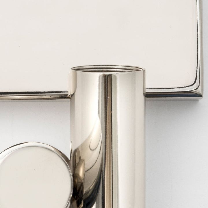 Crystorama Crystorama Fulton 1 Light Polished Nickel Semi Flush Mount