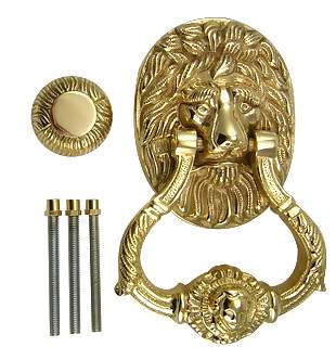 COPPER MOUNTAIN HARDWARE 4 3/4 Inch Large Ornate Lion Door Knocker in Several Finishes