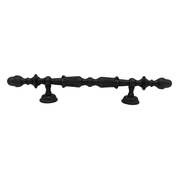 11 3/4 Inch (6 Inch C-C) Solid Brass French Empire Door Pull COPPER MOUNTAIN HARDWARE