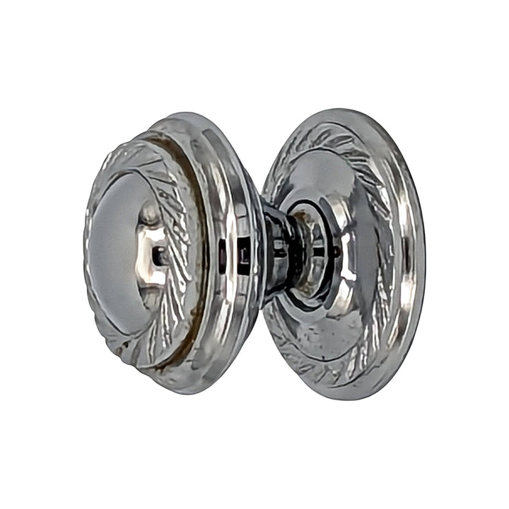 COPPER MOUNTAIN HARDWARE Solid Brass Georgian Roped Round Cabinet & Furniture Knob