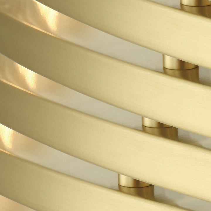 Crystorama Crystorama Mallory 1 Light Soft Brass Task Sconce