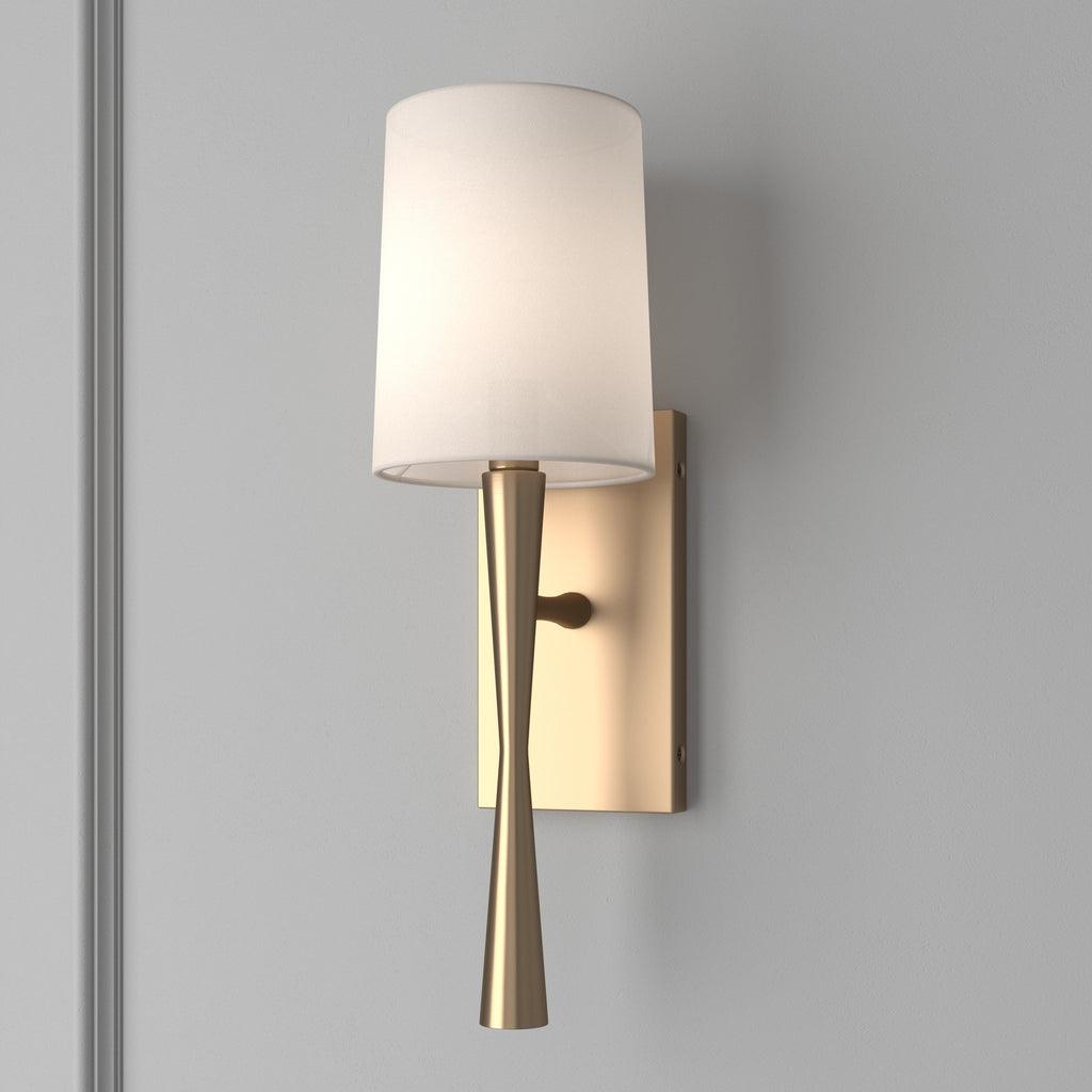 Crystorama Crystorama Trenton 1 Light Aged Brass Sconce