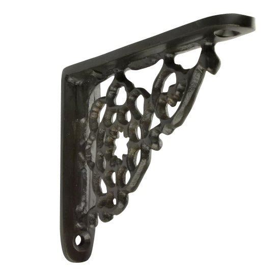 4 Inch Solid Brass Star Shape Shelf Bracket